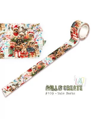 SCRAPBOOKING : Masking Tape 'AALL & Create' Yule Barks 109