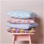 Coupon de tissu canevas 'Rico Design' Mycélium Rose 50x140 cm