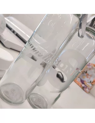 IDEES CREATIVES : Tuto - Graver une gourde en verre avec la crème à graver
