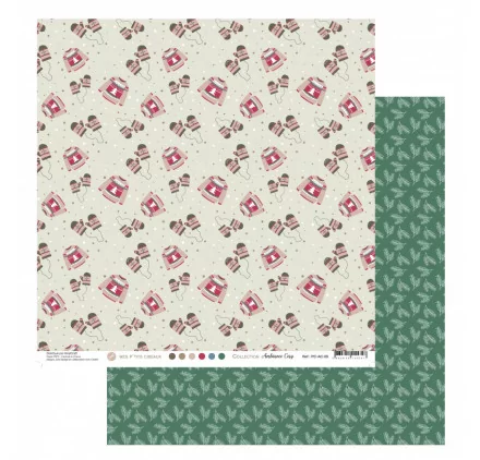 SCRAPBOOKING : Papier double 30x30 'Mes P'tits Ciseaux - Ambiance Cosy' 5 SCRAPBOOKING : Papier double 30x30 'Mes P'tits Ciseaux - Ambiance Cosy' 5