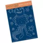 Plaque d'embossage en 3 parties pour Pergamano 'Groovi' Go Monstre 10.5x14.8 cm