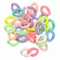 Perles acrylique 'Ctop' Chaînons pastels