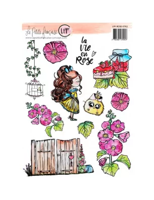 SCRAPBOOKING : Planche de motifs à découper 'La Petite Française - Harmonie' 2