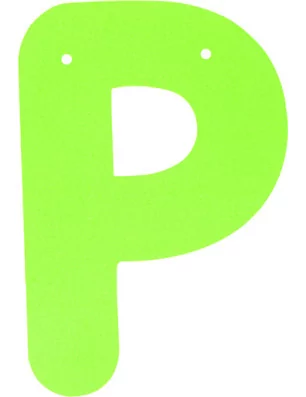 DECORATION DE FETES : Guirlande en papier 'Artemio - Artemio Party' Happy Birthday Fluo