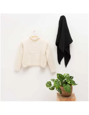 ART DU FIL : Pelote de laine 'Rico Design - Luxury Baby Alpaca + Merino Chunky' Cannelle 50g 130m