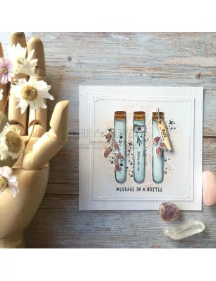POCHOIRS : Masque rond 'Chou & Flowers - Dans la lune' Connexion