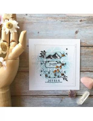 POCHOIRS : Masque rond 'Chou & Flowers - Dans la lune' Connexion