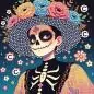 Cartes à strasser 'Graine créative' Dia de los muertos Cartes à strasser 'Graine créative' Dia de los muertos