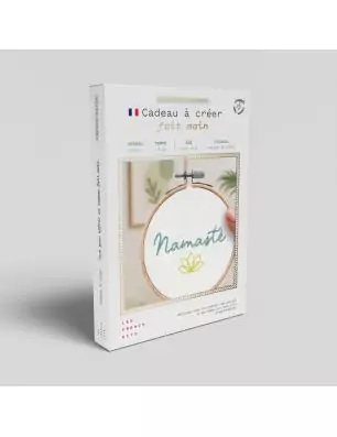 ART DU FIL : Kit Cadeau à créer 'Les French Kits' Broderie Namasté