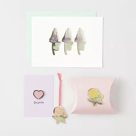 Autocollants 3D 'Rico Design - Paper Poetry' Lilas