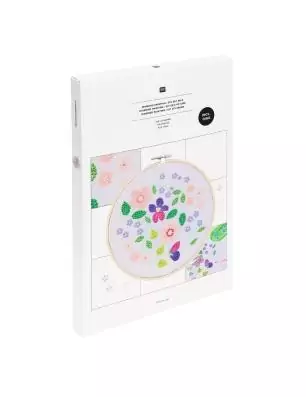 DECORATION : Kit Diamond Painting sur toile 'Rico Design' Fleurs 20 cm