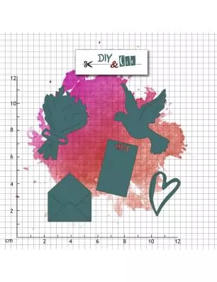 OUTILLAGE & MACHINES : Dies / Matrices de découpe 'DIY & Cie - La vie est belle!' Pour la vie