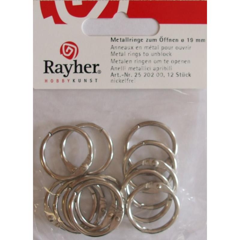 ANNEAUX DECO : Anneaux Métal 'Rayher' Qté 10