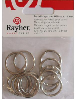 ANNEAUX DECO : Anneaux Métal 'Rayher' Qté 10