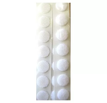 COLLES : Fermeture velcro autocollante 'Rayher' rond 12 mm COLLES : Fermeture velcro autocollante 'Rayher' rond 12 mm