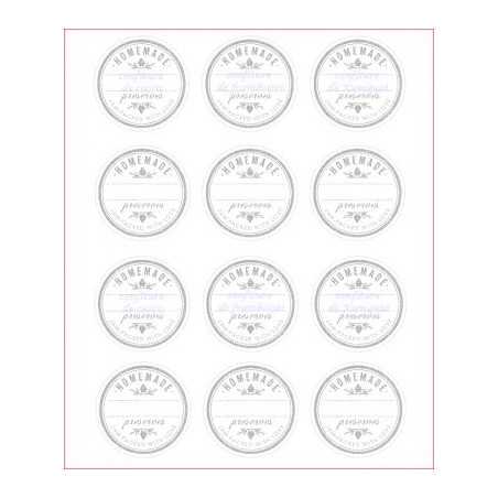 IDEES CREATIVES : Tuto - Réaliser des étiquettes rondes pour pots à confiture d'après un modèle martha stewart avec la Silhou...